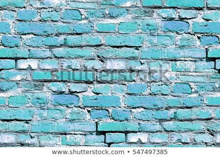 Stock photo: Blue Brickwork Seamless Pattern