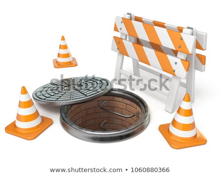 Opened Street Manhole Foto stock © djmilic