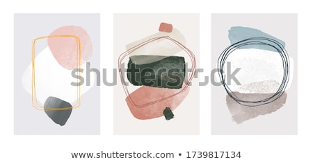 Stock fotó: Abstract Frame Vector Illustration