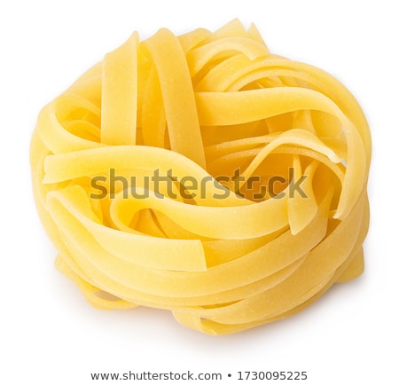 ストックフォト: Raw Tagliatelle With Ingredient