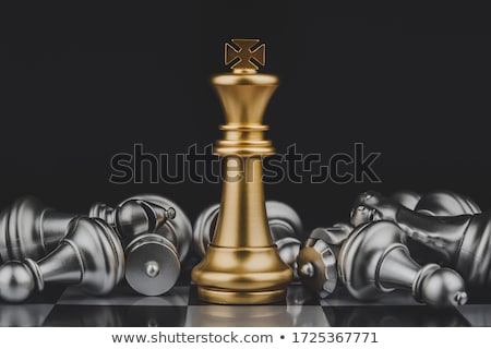 Foto stock: Defeated By Chess King