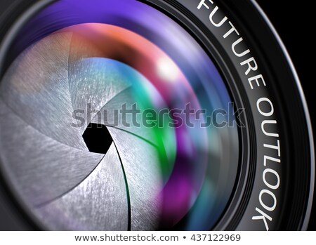 Stock photo: Camera Photo Lens With Inscription Insight