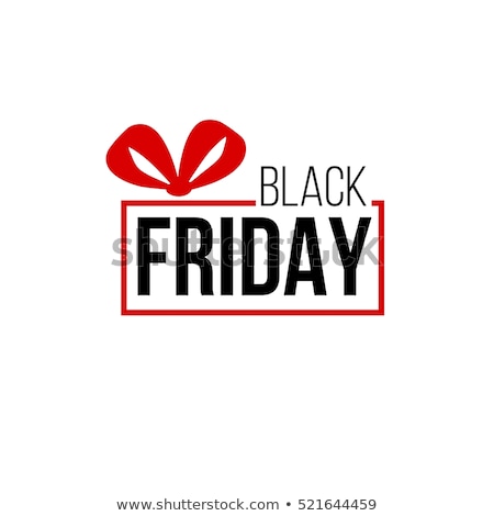Foto stock: Black Friday Sale Abstract Bubble Badge Template