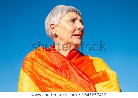 Stock photo: Patriotic Spanish Woman