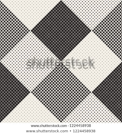 Stock fotó: Endless Abstract Background With Random Size Squares Vector Seamless Pattern