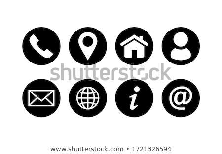 Foto stock: Set Of Web Icons For Website And Communication