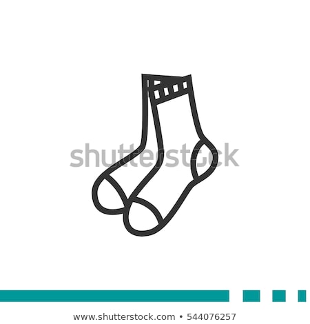 Stockfoto: Vector Pair Of Socks Icon