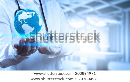 Stockfoto: Doctor Hand Globe