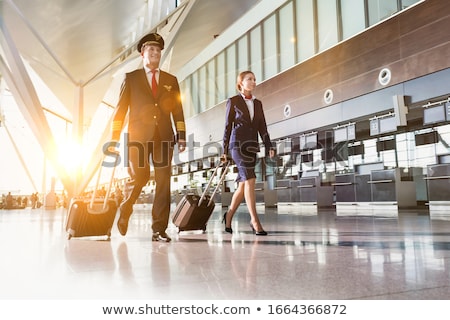 Stock photo: Pilot At The Airport