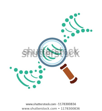 Stock photo: Explore Dna Icon