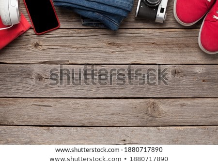 Foto stock: Clothing And Accessories Urban Outfit For Everyday Or Travel