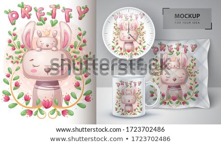 Pretty Easter - Poster And Merchandising ストックフォト © rwgusev