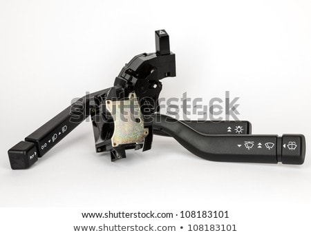 Switch Mounted On The Steering Column In A Car ストックフォト © marekusz