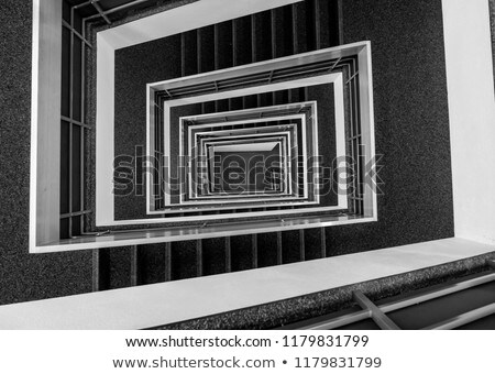 Stockfoto: Square Spiral Stairs