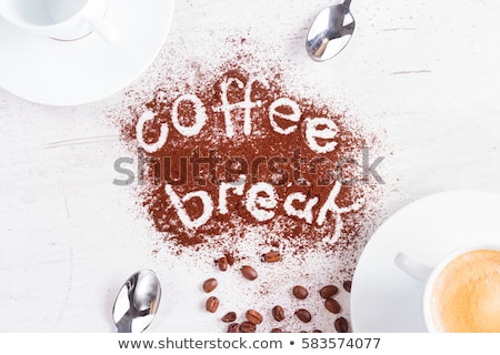 Coffee Break Resumen Foto stock © Neirfy