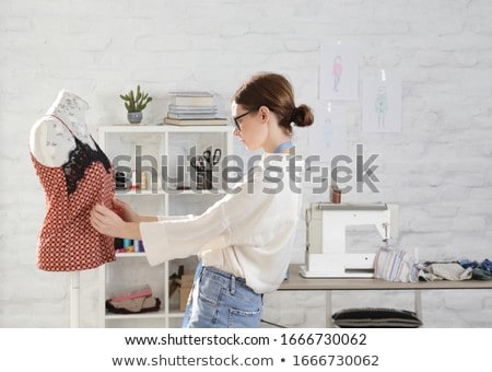 Foto stock: Pretty Professional Tailor