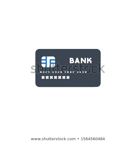 Stock fotó: Credit Card Pay Related Vector Glyph Icon