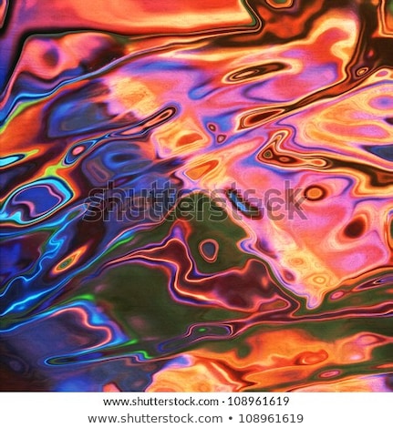 Foto stock: Abstract Wave Psychedelic Oil Background Fractal Artwork For Creative Design
