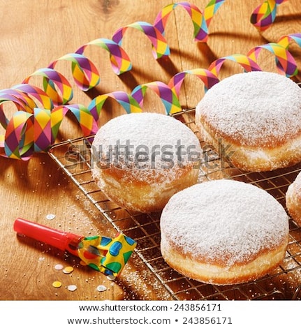 Stock fotó: Colorful Props And Treats For A New Years Party
