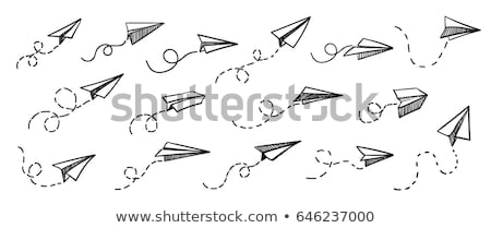 Stock photo: Paper Plane Conceptual Illustration And Vector Set