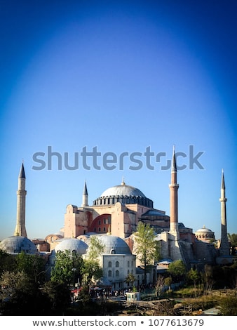 Сток-фото: Decorative Interior Of Hagia Sophia In Istanbul Turkey