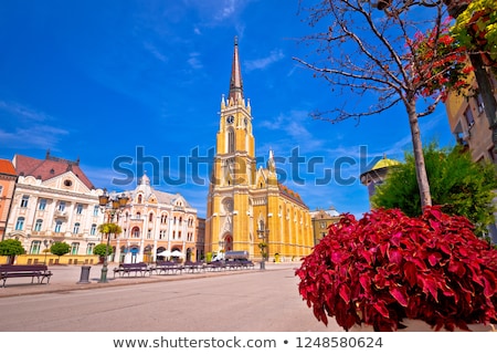 View Of Panorama Novi Sad Serbia Stockfoto © xbrchx