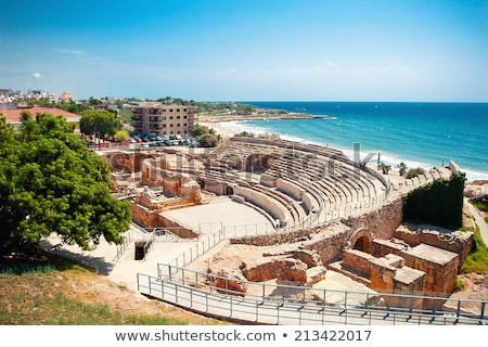 Сток-фото: Ruins Of The Ancient Amphitheater In Tarragona Spain