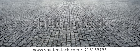 Stock fotó: Cobblestone Pavement Background