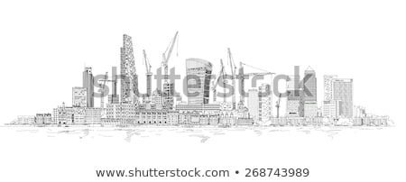 Stockfoto: Canary Wharf Cranes