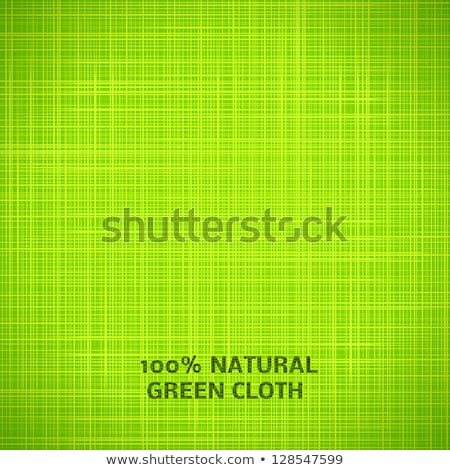 Stock fotó: Green Abstract Linen Background