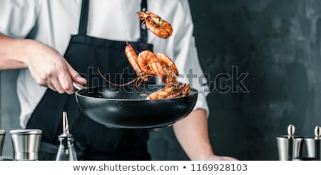 Stok fotoğraf: Cooking Shrimp