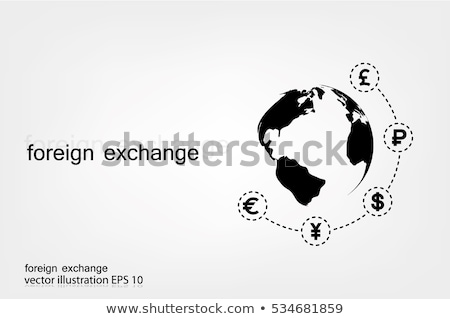 Сток-фото: Currency Exchange Stamp