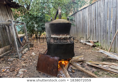 Stok fotoğraf: Copper Boiler Used To Brandy