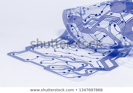 Stock fotó: Printed Circuit From Keyboard