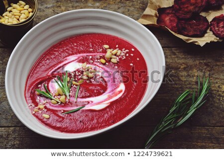 Stock fotó: Beetroot Cream Soup