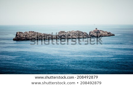 Stock fotó: Isolated Rocks In The Adriatic Sea Near Dubrovnik