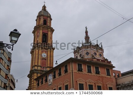 Сток-фото: Basilica Of San Gervasio E Protasio In Rapallo Italy