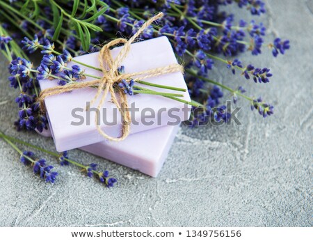 Soap And Lavender Flower Foto stock © almaje