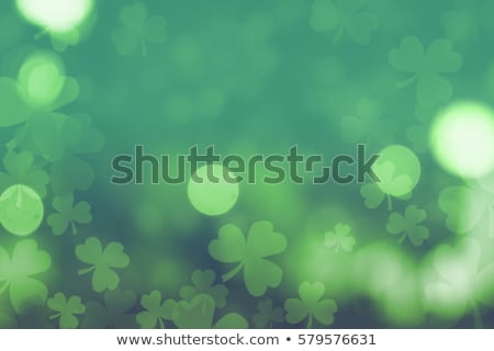 Foto stock: Abstract St Patrick Banner