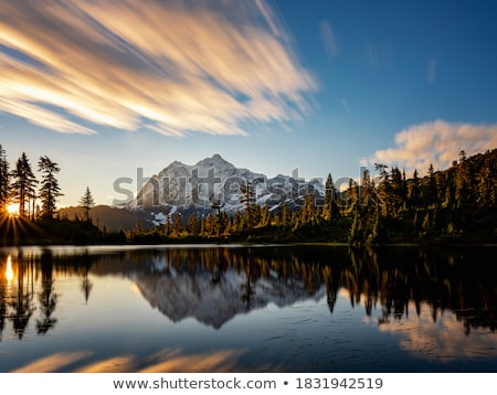 Foto stock: Picture Lake