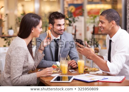 Stock photo: Business People Having A Business Lunch