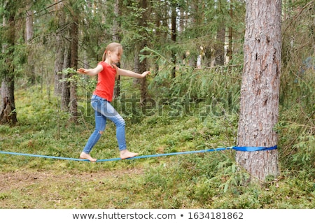 Stock photo: Slackline