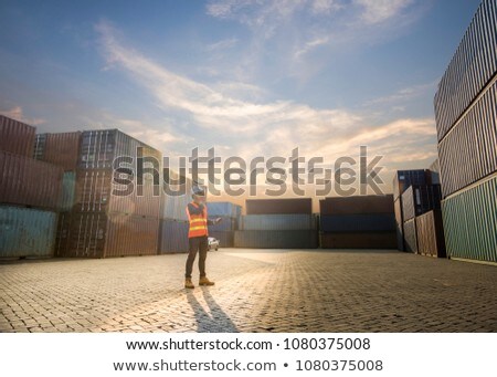 Foto stock: Nspección · portuaria