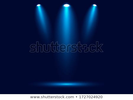 [[stock_photo]]: Stage Spot Lighting Magic Light Blue Vector Background