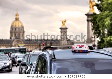 Stock photo: Paris Taxi