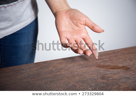 [[stock_photo]]: Dust And Finger
