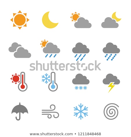 Foto stock: Weather Symbols Set