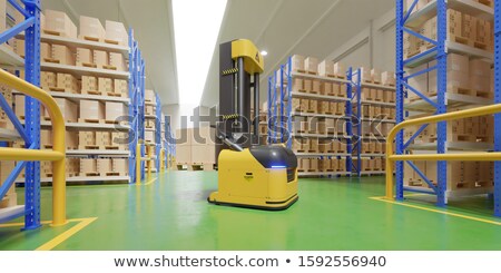 Stockfoto: Automated Guided Pallet