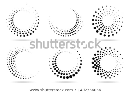 Stockfoto: Abstract Dotted Circle Banner