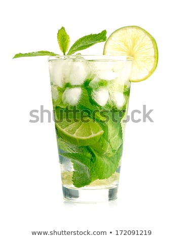 Stock photo: Mojito Cocktail On White Background